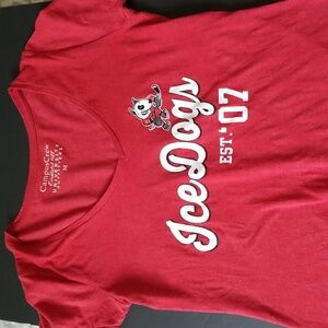 Ladies campus crew t-shirt ice dog size medium